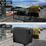 Andacar Waterproof Grill Prep Table Cover, 46"x25"x40