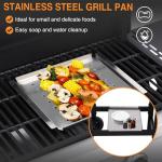 4 Burner Propane Gas Grill with Side Table