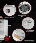 EL BARRIL 20lbs Portable Stainless Steel Charcoal Grill