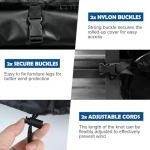 Waterproof Outdoor Dining Cart Cover with Zipper