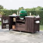 Outdoor Grill Cart with Storage and Wheels