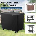 Waterproof Outdoor Dining Cart Cover with Zipper