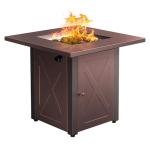 28" Propane Fire Pit Table for Outdoor Fun