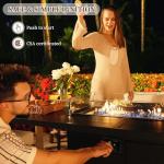 5-Piece Patio Dining Set with Propane Firepit