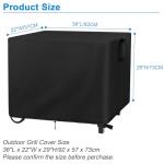 Heavy Duty Waterproof Dining Cart Cover for Patio