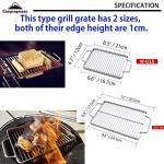 Stainless Steel 9.6'' x 6.8'' Grill Grate