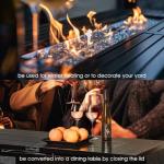 Legacy 57-Inch Gas Fire Pit Table - 50000 BTU