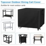 Heavy Duty Waterproof Dining Cart Cover for Patio