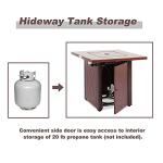 28" Propane Fire Pit Table for Outdoor Fun