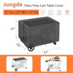Jungda Waterproof Grill Cart Cover for Pizza Oven
