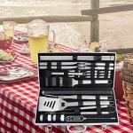 28-Piece BBQ Accessories Set with Thermometer