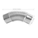 Stainless Steel 45-Degree Chimney Flue Pipe Elbow