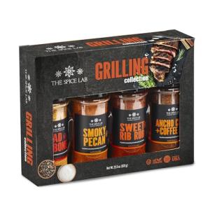 Gourmet BBQ Spice Gift Set - 4 Flavorful Rubs