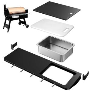 Utheer Heavy-Duty Folding Grill Prep Table