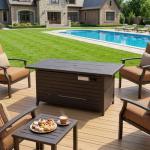 Legacy 57-Inch Gas Fire Pit Table - 50000 BTU