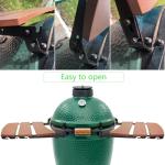 Folding Side Shelves for Big Green Egg Grill