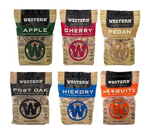 Western Wood Smoking Chips Variety Pack – 6 Bags