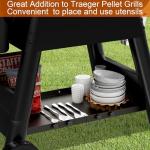 Adjustable Grill Storage Shelf for Traeger Pro 22
