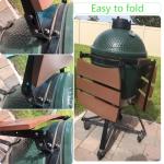 Folding Side Shelves for Big Green Egg Grill