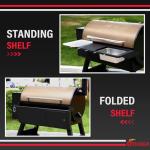 Utheer Heavy-Duty Folding Grill Prep Table