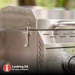 Megamaster 2-Burner Stainless Steel Outdoor Grill