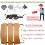 Folding Side Shelves for Big Green Egg Grill