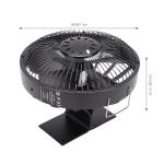 Aramox Heat Powered Stove Fan for Wood Stoves