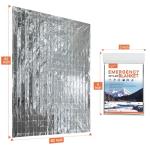 4-Pack Mylar Emergency Survival Blankets for Outdoors