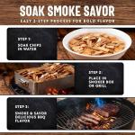 Mr. Bar-B-Q Wood Chips Set: Apple, Mesquite, Hickory