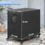 WEASHUME Heavy-Duty Outdoor Grill Cart Cover