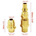 MENSI Propane Quick Disconnect Adapter for Grills