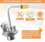 6FT Propane Adapter Hose for Griddles and Grills