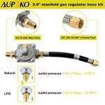 Aupoko Natural Gas Conversion Kit for Grills