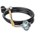 5 FT Propane Adapter Hose with Griddle Regulator