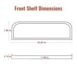 Z GRILLS Folding Front Shelf for 700 Series Pellets