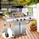 34,000 BTU Stainless Steel 3-Burner Gas Grill