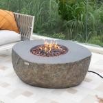 Boulder 43" x 35" Natural Gas Fire Pit