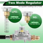 Natural Gas/Propane Grill Conversion Kit with Regulator