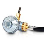 5 FT Propane Adapter Hose with Griddle Regulator