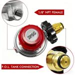 Adjustable Propane Regulator with Hose Conversion Kit