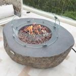 Boulder 43" x 35" Natural Gas Fire Pit
