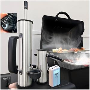 Tuyau de fumée pour fumoir à granulés