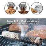 Stainless Steel Pellet Smoker Tube Set with Brush