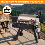 Grimate Folding Front Shelf for Traeger Grills