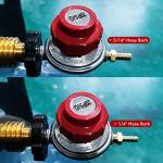 Adjustable Propane Regulator with Hose Conversion Kit