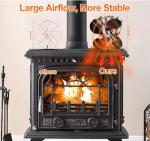 VODA Heat Powered Wood Stove Fan for Fireplaces
