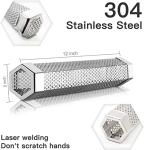 2-Pack 12" Pellet Smoker Tubes for Grilling