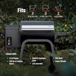 Zelos-450 WiFi Electric Wood Pellet Smoker Grill