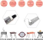 2-Pack 12" Pellet Smoker Tubes for Grilling