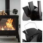Heat-Powered Stove Fan for Fireplaces and Wood Stoves